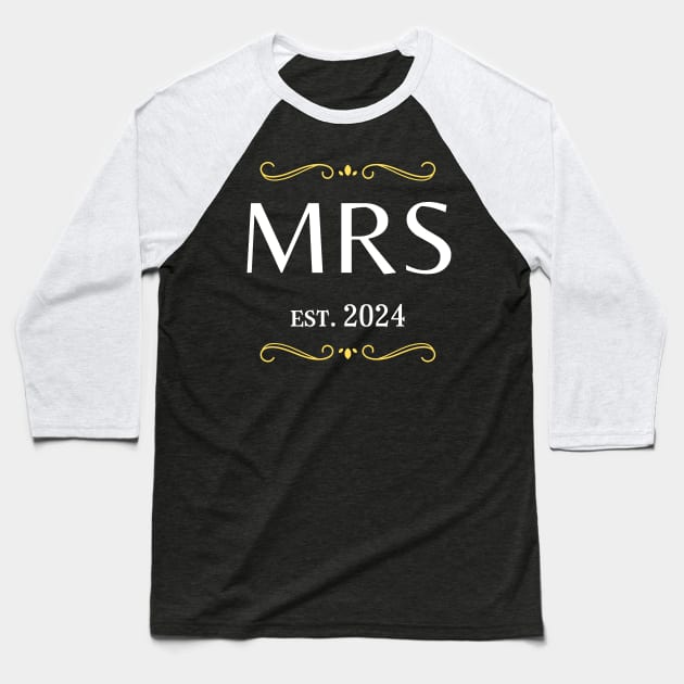 mrs est 2024 Baseball T-Shirt by vaporgraphic